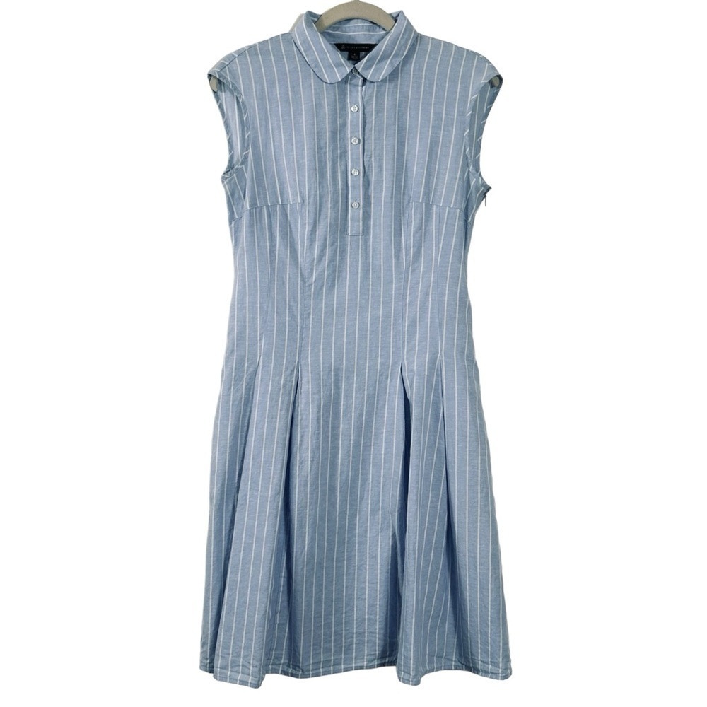 Brooks Brothers Blue Striped Dress